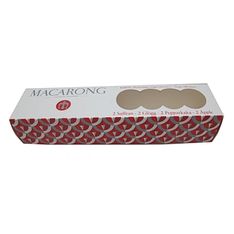 Colorful Macaron Boxes with Window