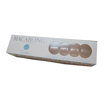 Colorful Macaron Boxes with Window